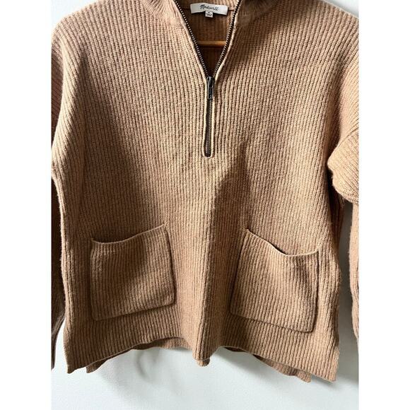 Madewell glenbrook half-zip pullover sweater women's size medium - Picture 4 of 6